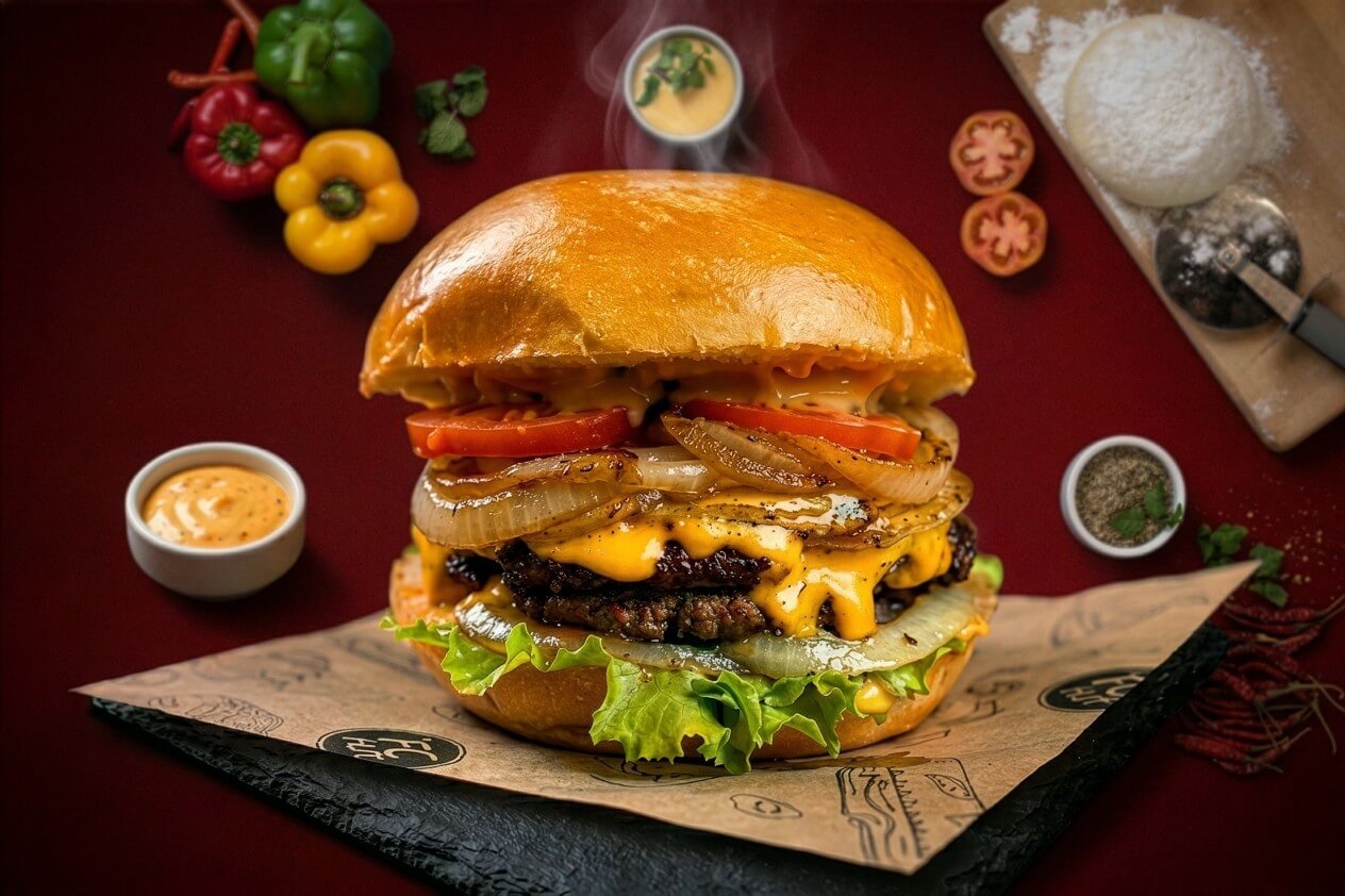 Chicken Fire Burger
